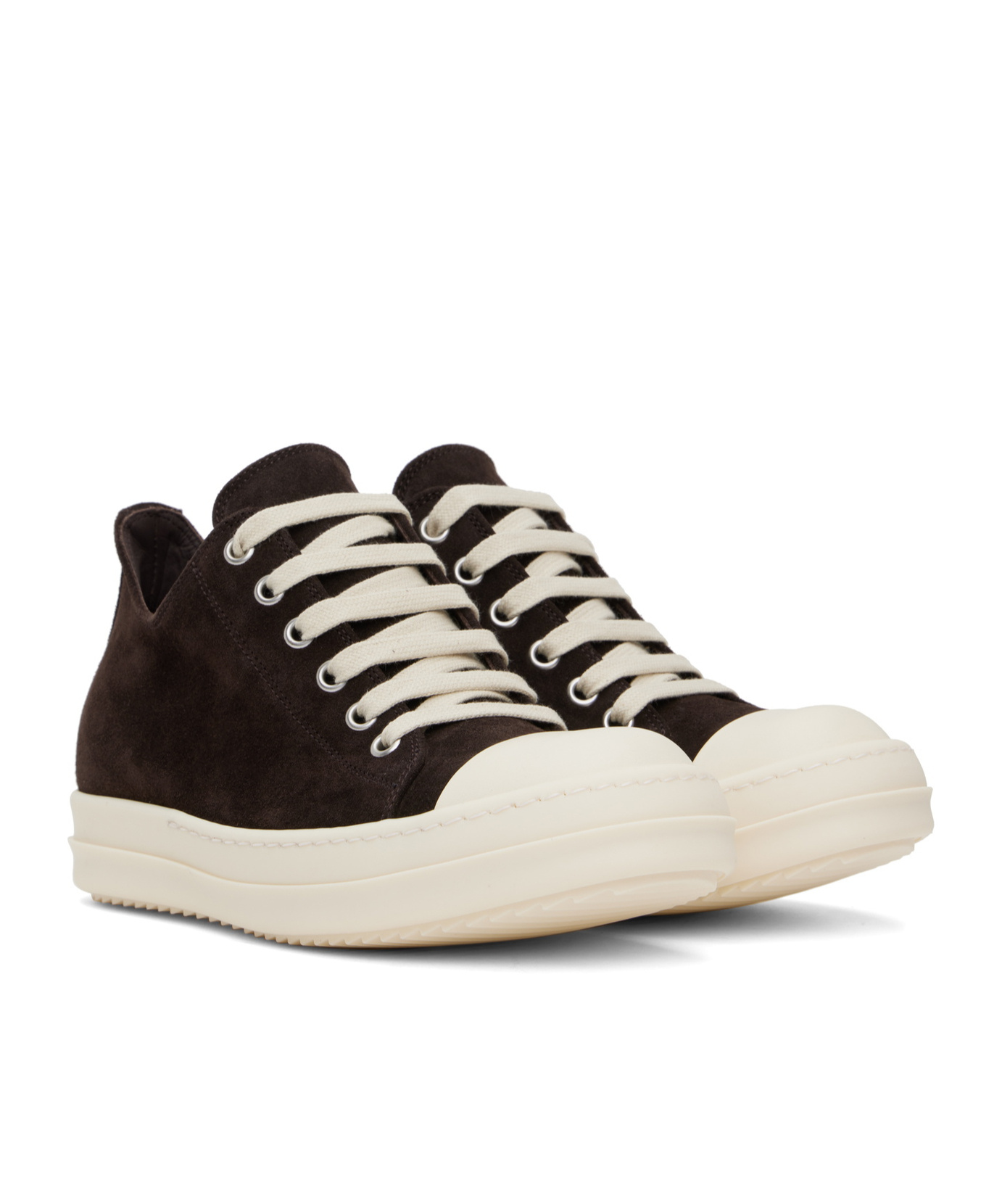 Rick Owens Laced Sneakers In Black