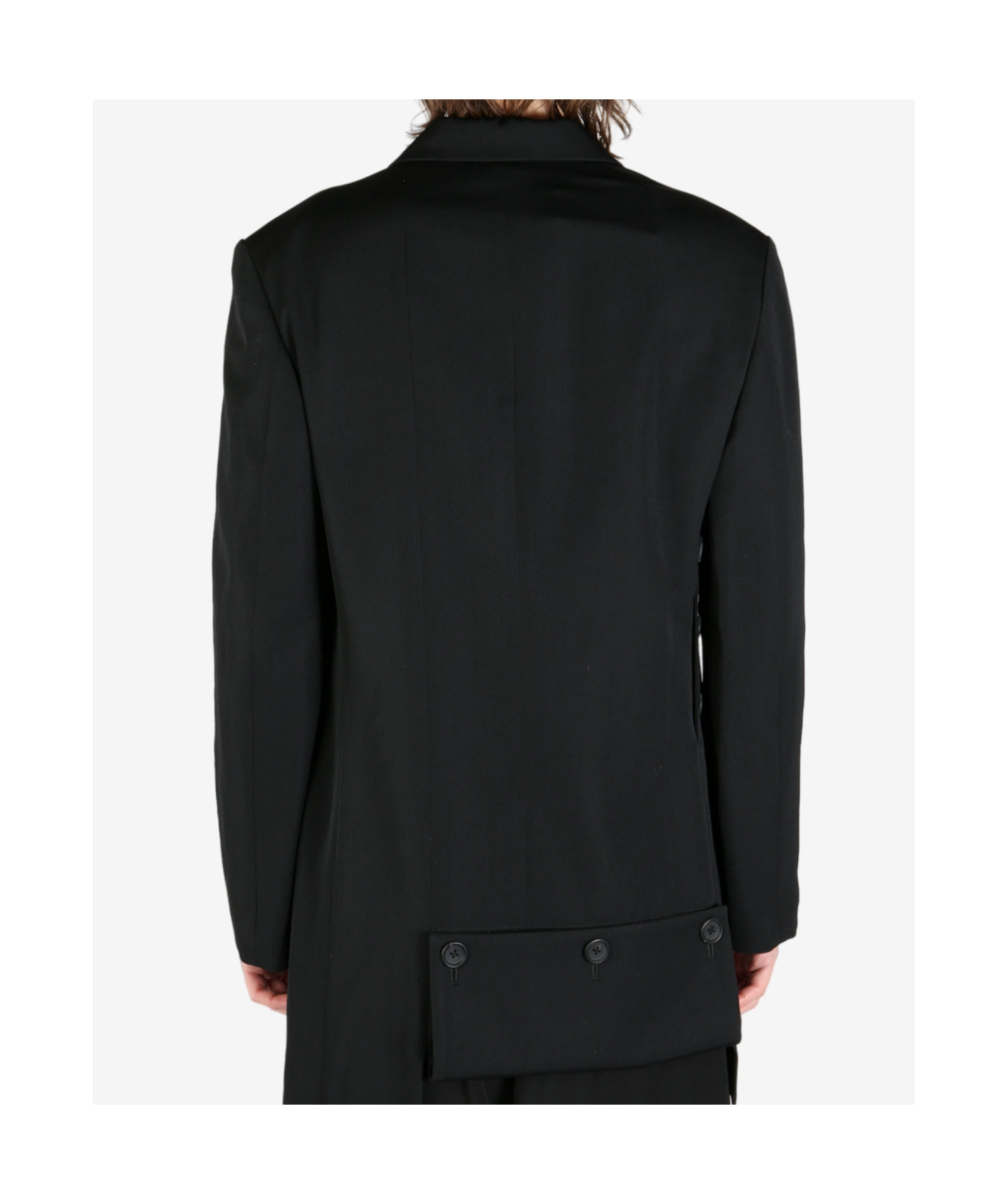 YOHJI YAMAMOTO BUTTON ASYMMETRY JACKET
