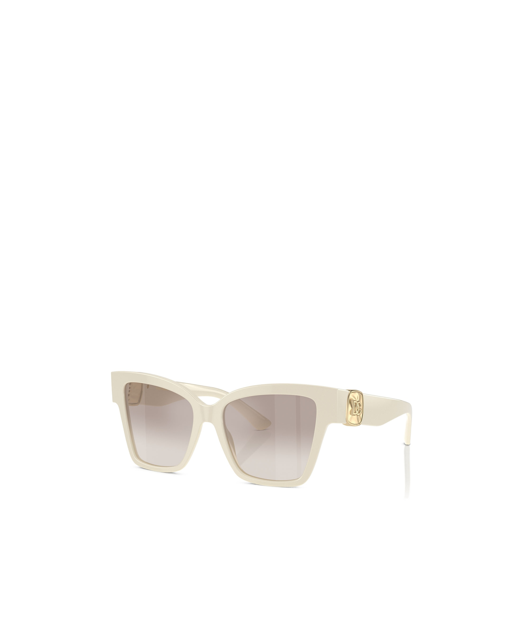 Dolce & Gabbana Full Frame Sunglasses In Crema
