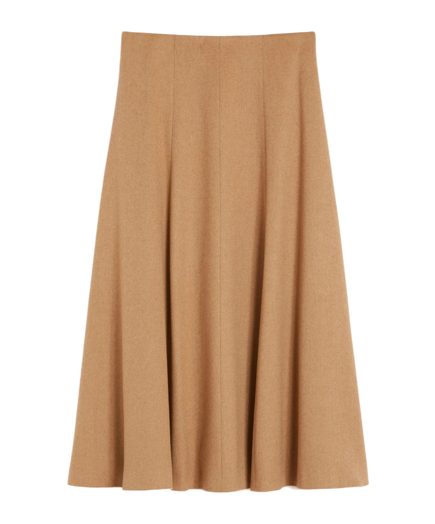 Max Mara Flared A-line Silhouette In Brown