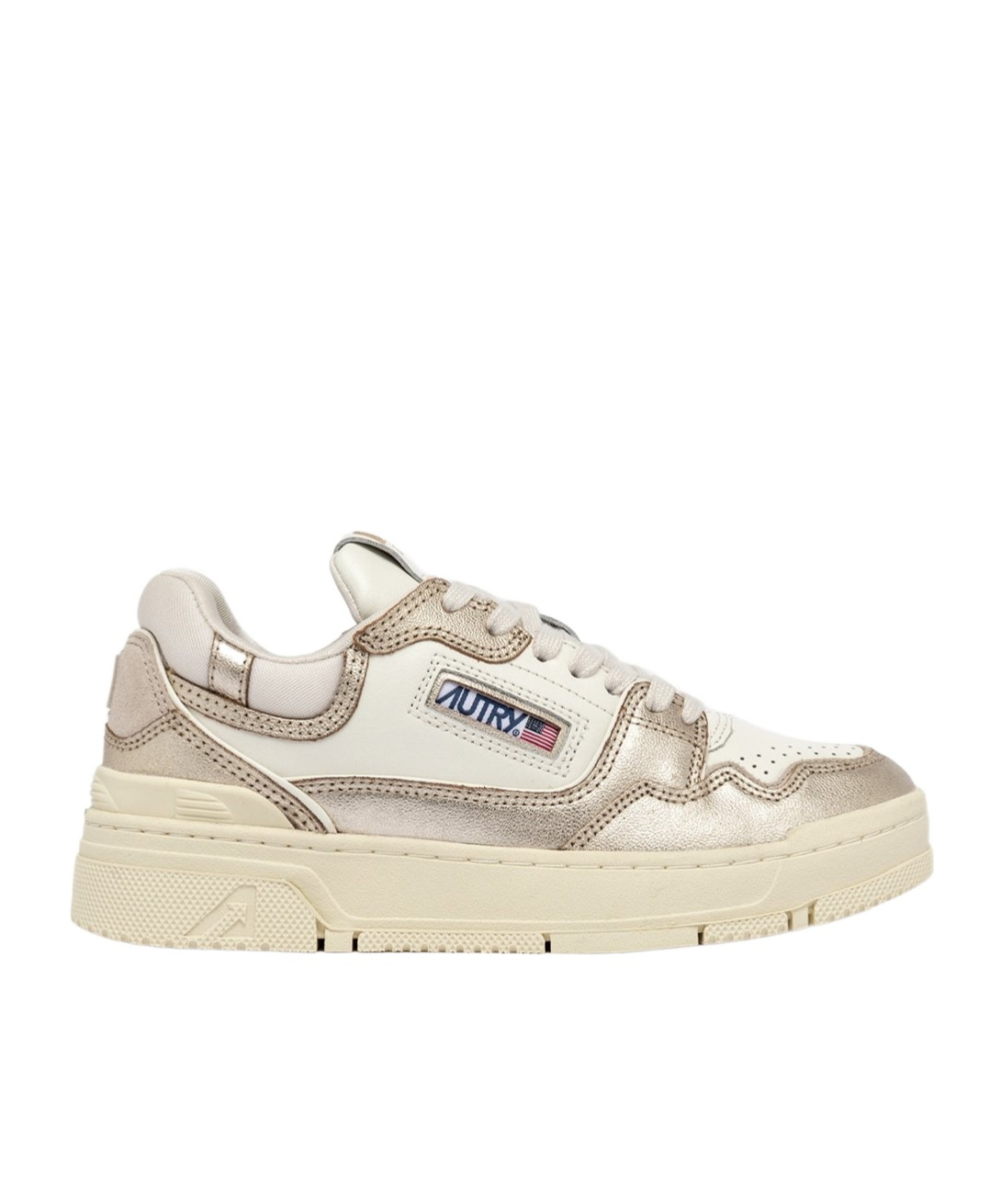 Autry Clc Low-cut Sneakers In Nude
