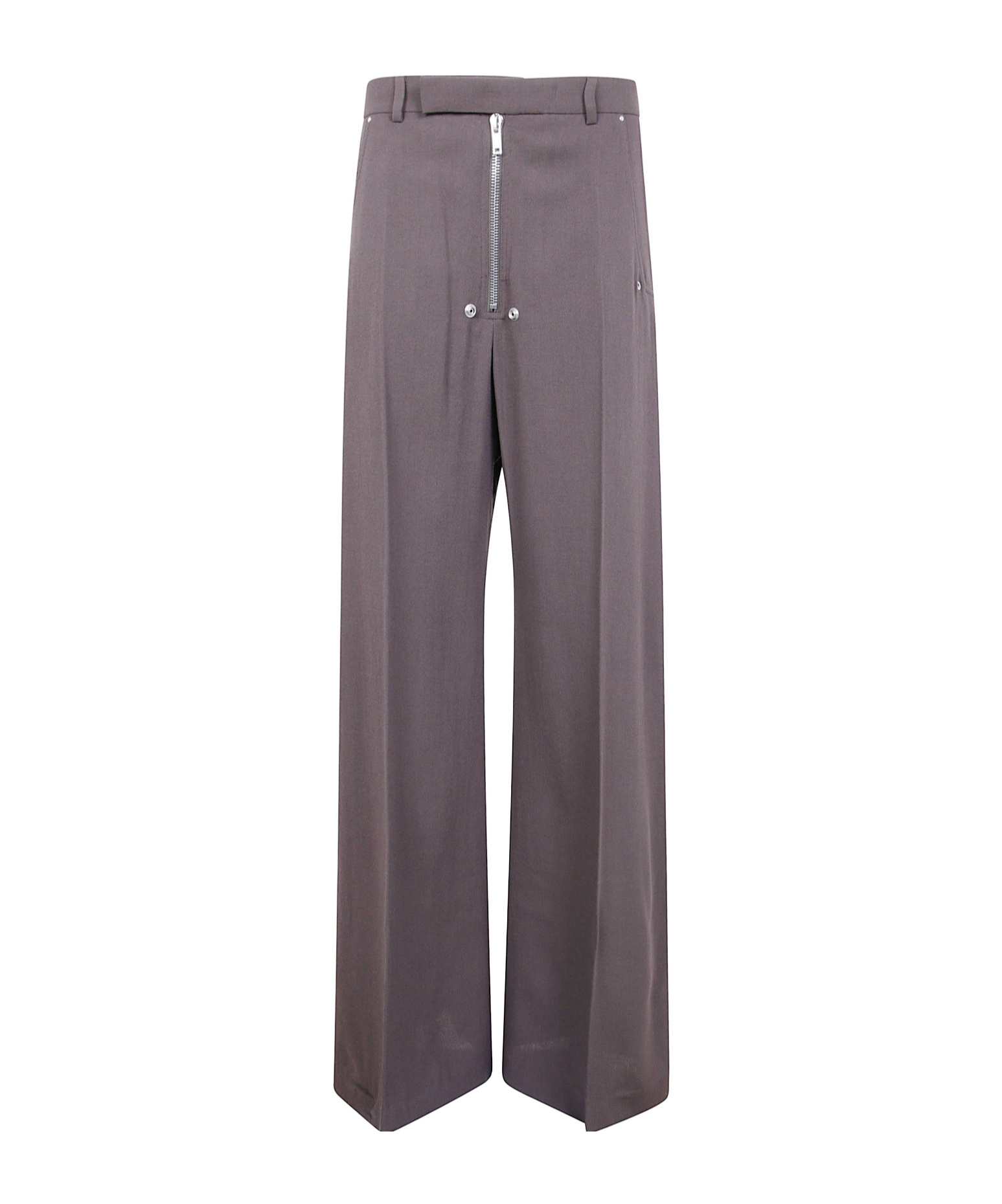 Rick Owens Belt Loops Slacks In Gray