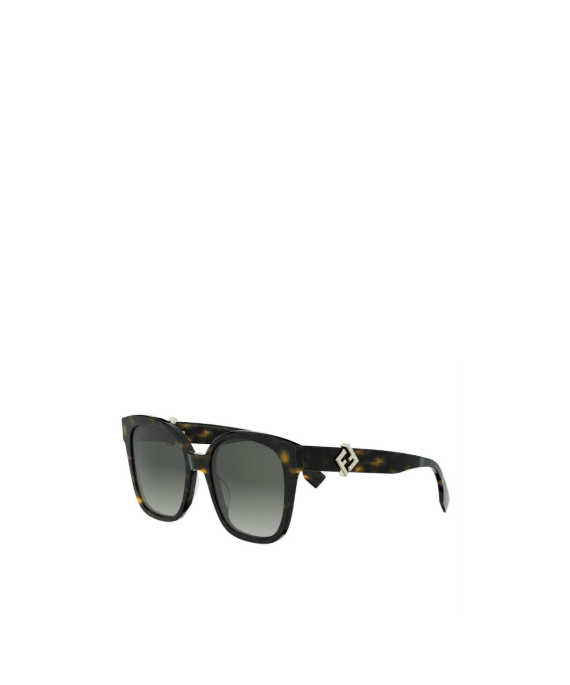 Fendi Geometric Frame Sunglasses In Multi
