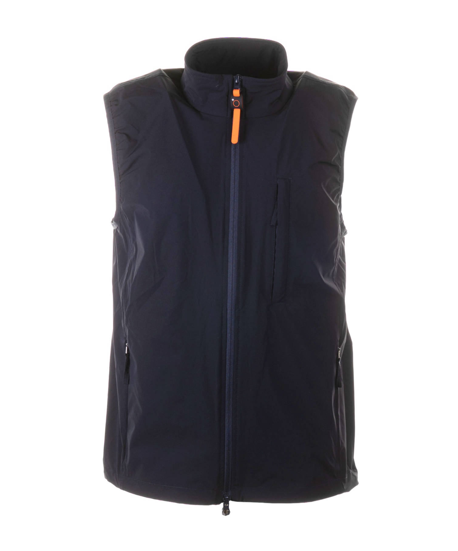 Shop Aspesi Zip-up Padded Vest In Black
