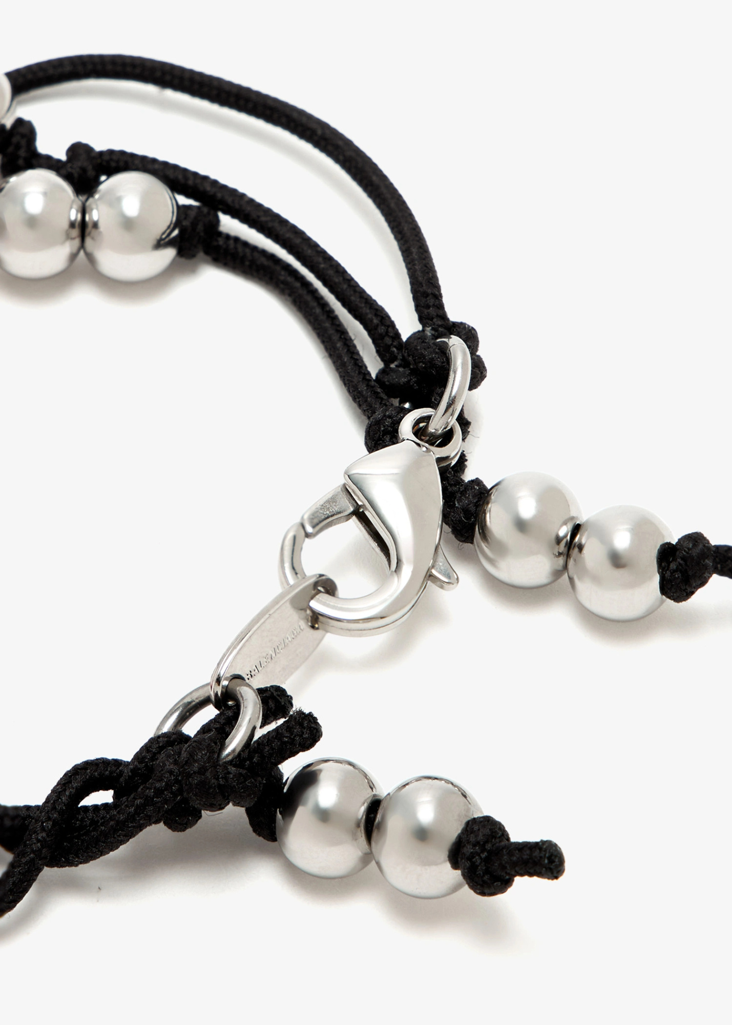 Balenciaga Keyring Bracelet In White
