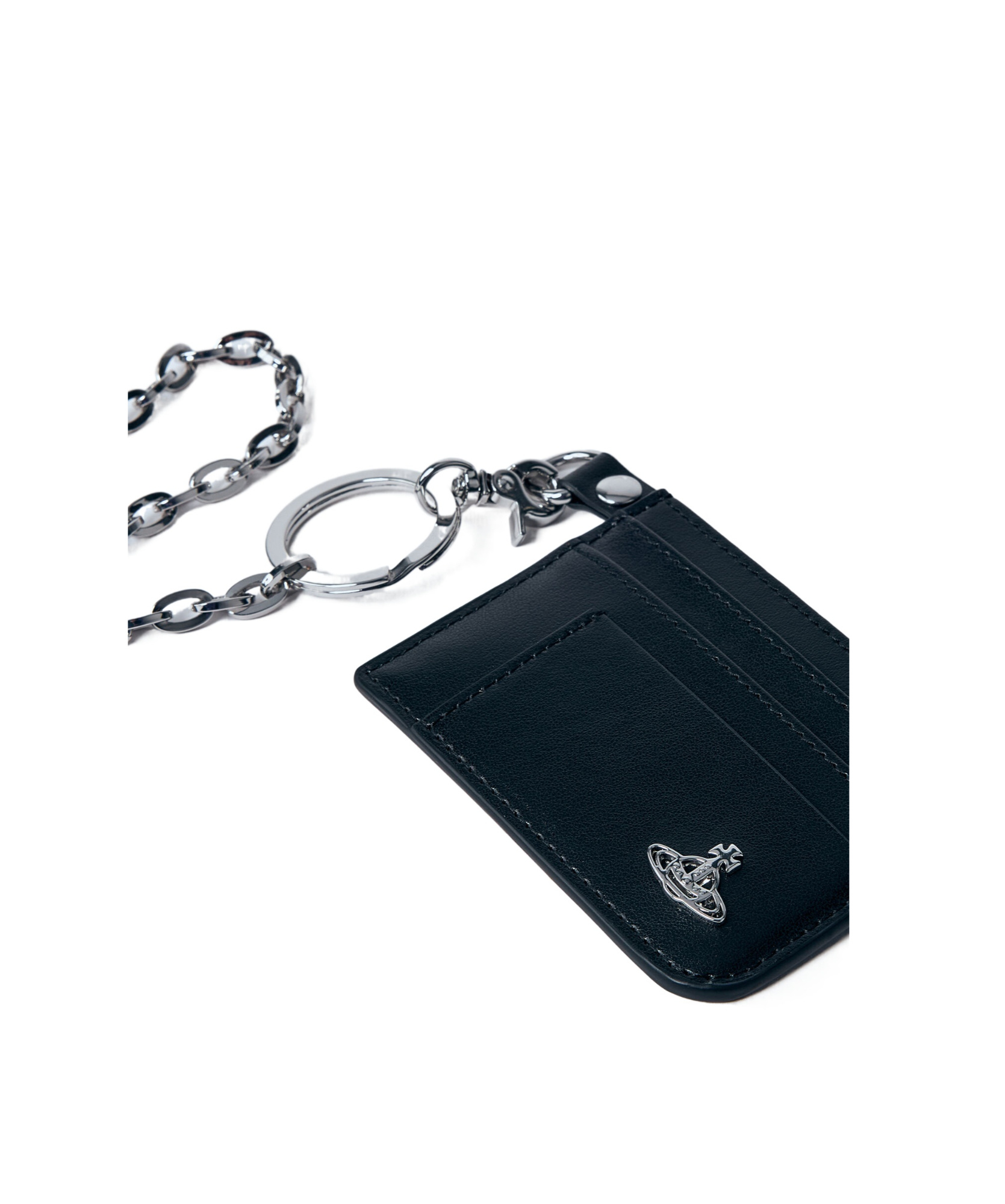 VIVIENNE WESTWOOD CHAIN-EMBELLISHED CARDHOLDER