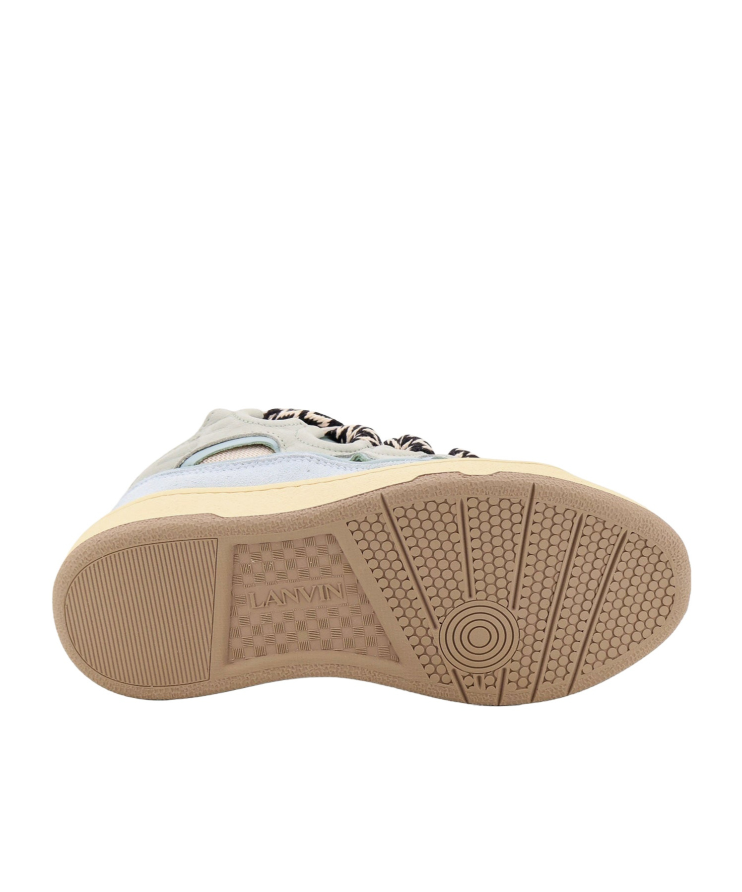 Lanvin Curb Sneakers In Blue