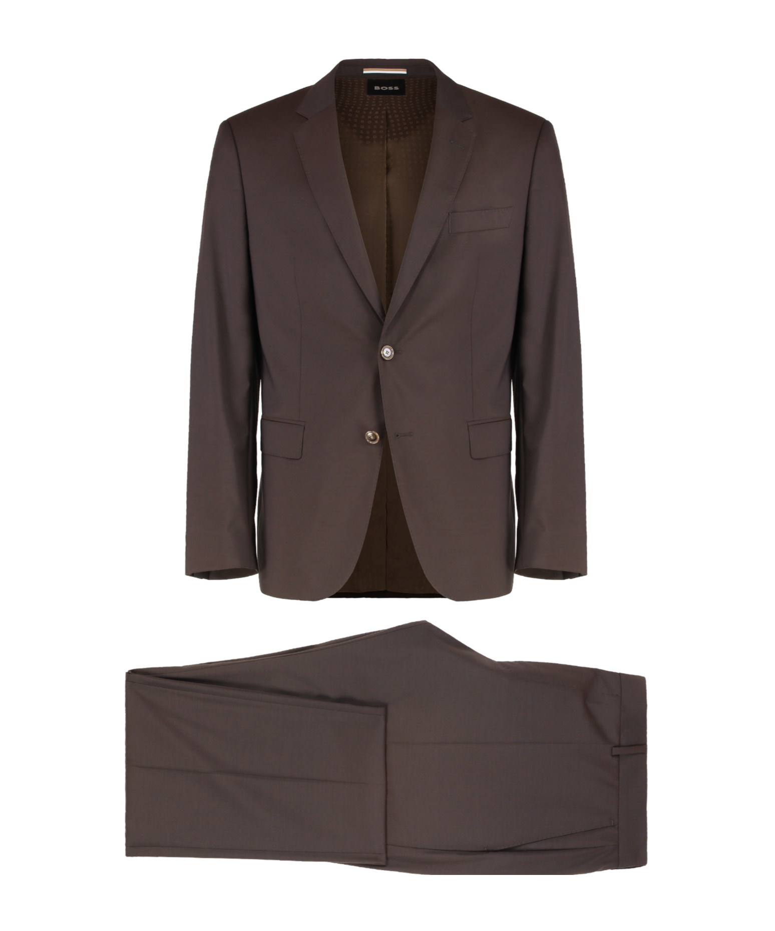 Hugo Boss Suit Boss Men Color Brown In Brown