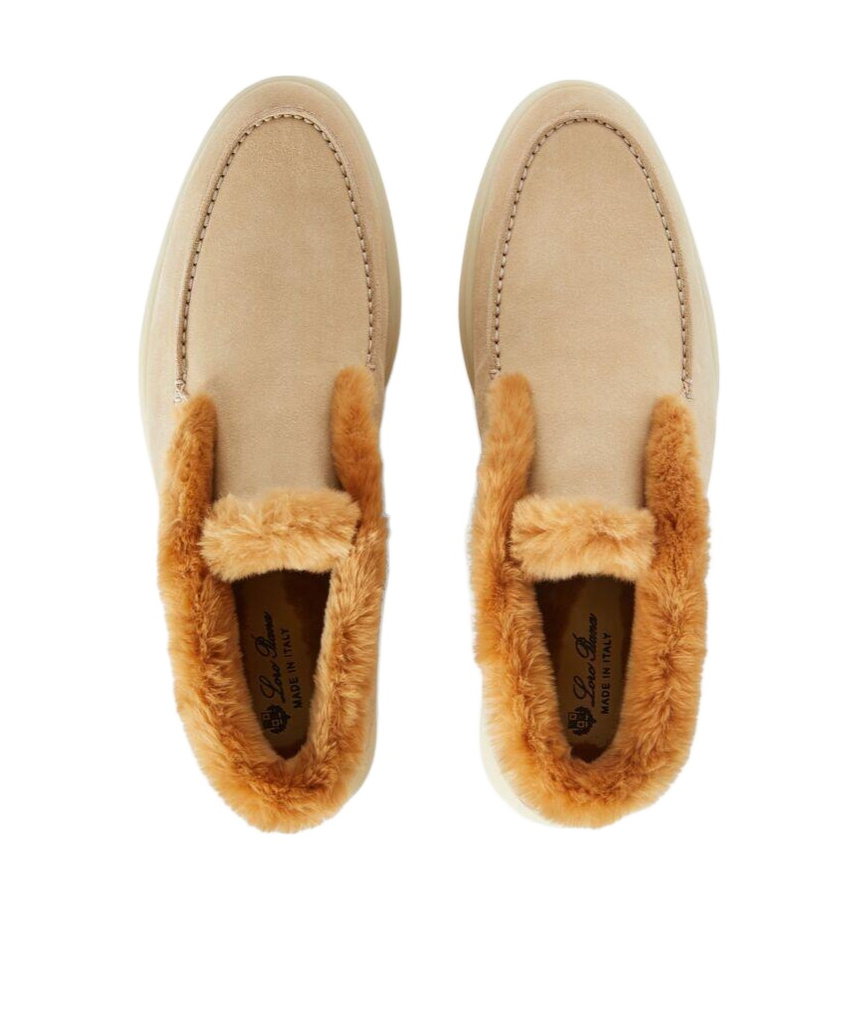 Shop Loro Piana Logo Pattern Short Boots