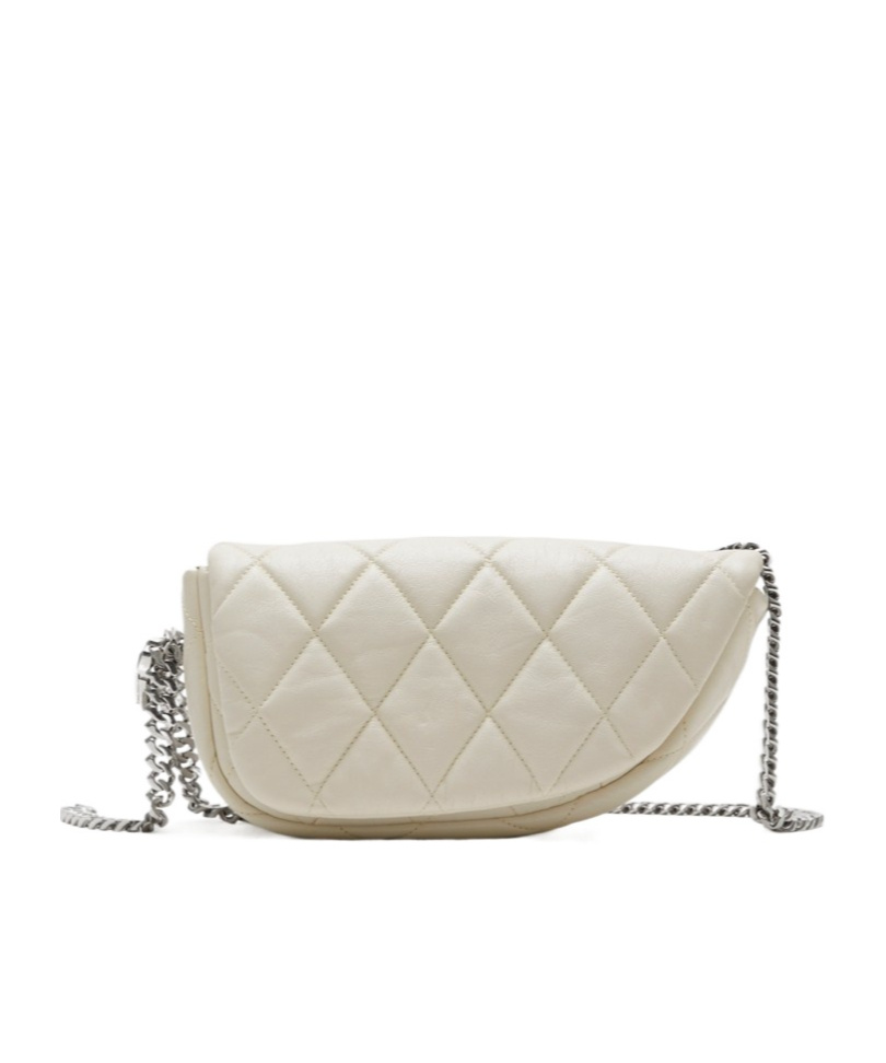 Burberry Shield Lock Shoulder Bag In Nude