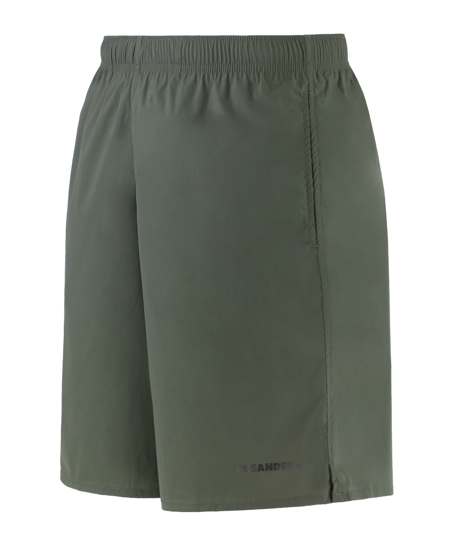 Jil Sander Drawstring-pocket Swim Shorts In Green