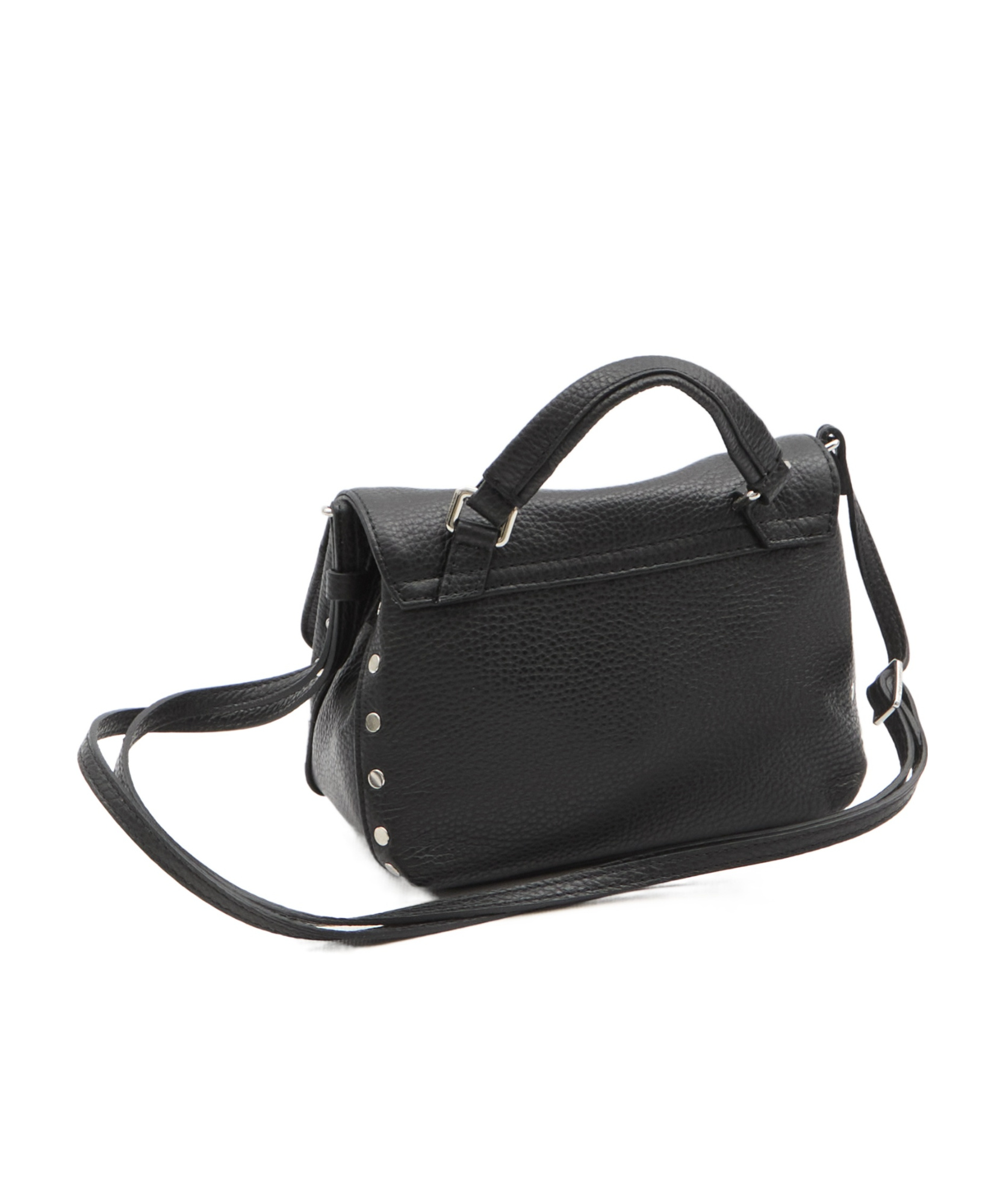 Shop Zanellato Flip Shoulder Bag In Black