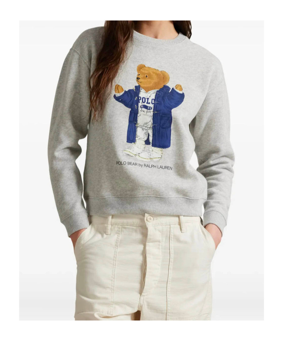 Polo Ralph Lauren Graphic Print Bear Crewneck Sweatshirt