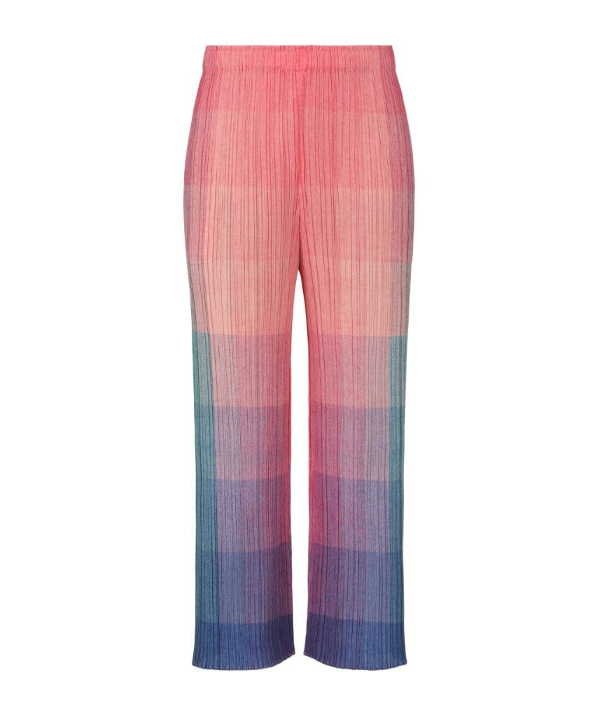 Issey Miyake Pleated Trousers In Multi