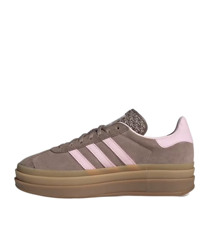 Adidas Originals Gazelle Bold Suede Platform Sneakers In Brown