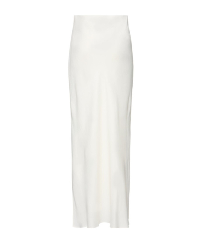 Shop Brunello Cucinelli Skirt With Side Slit