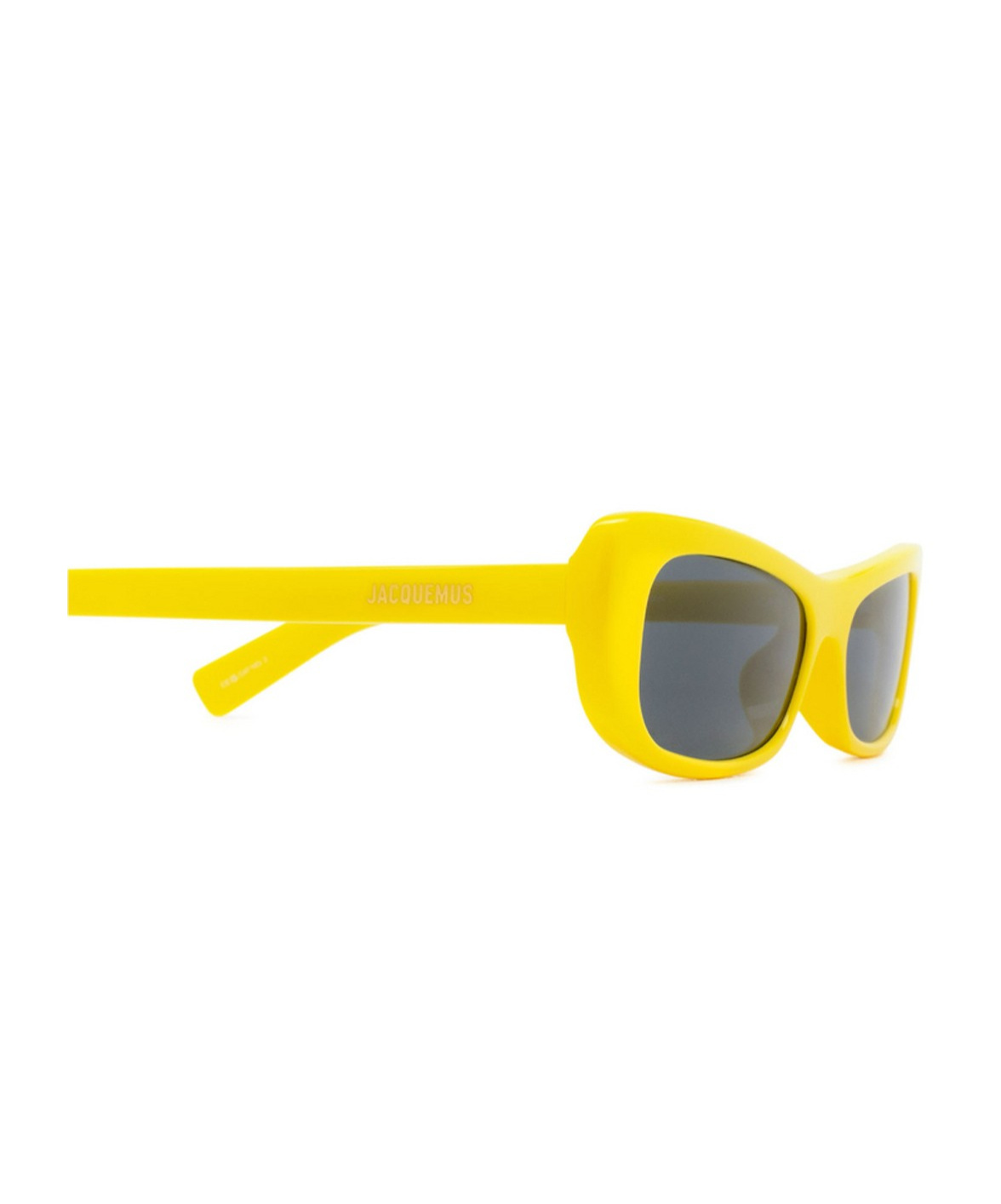 Jacquemus Geometric Frame Sunglasses In Gray