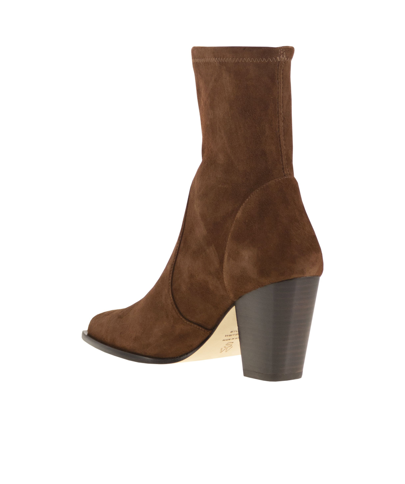 Stuart Weitzman Jolene - Suede Ankle Boots In Brown