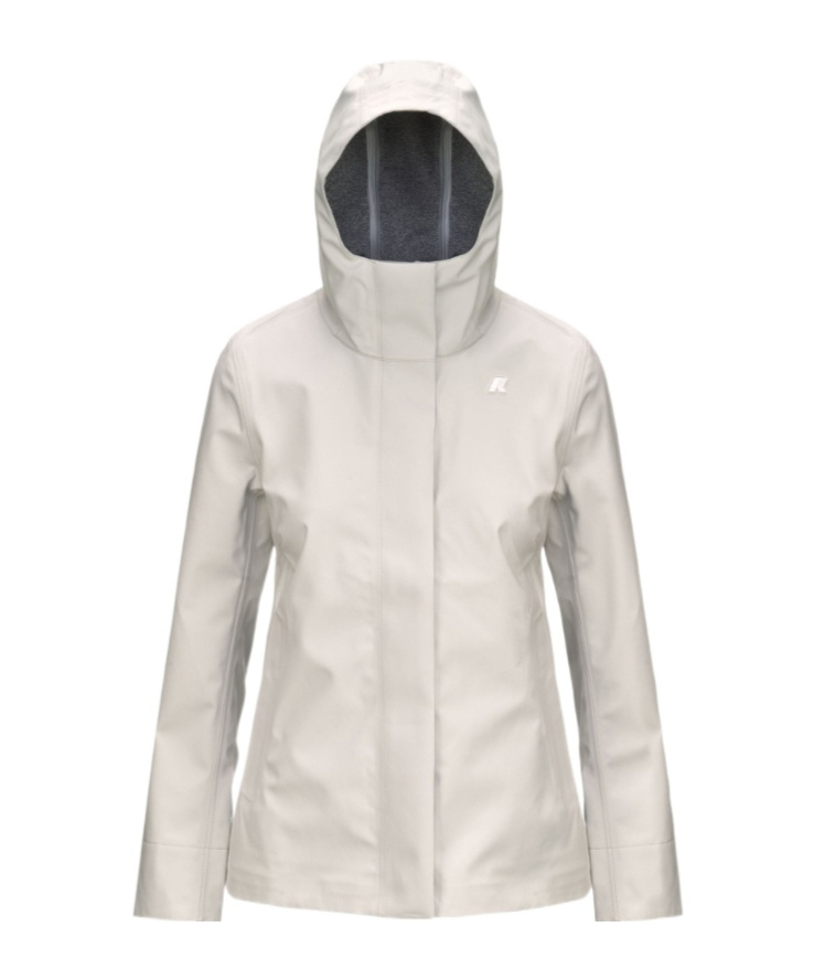 K-way Madalina Hooded Jacket In White