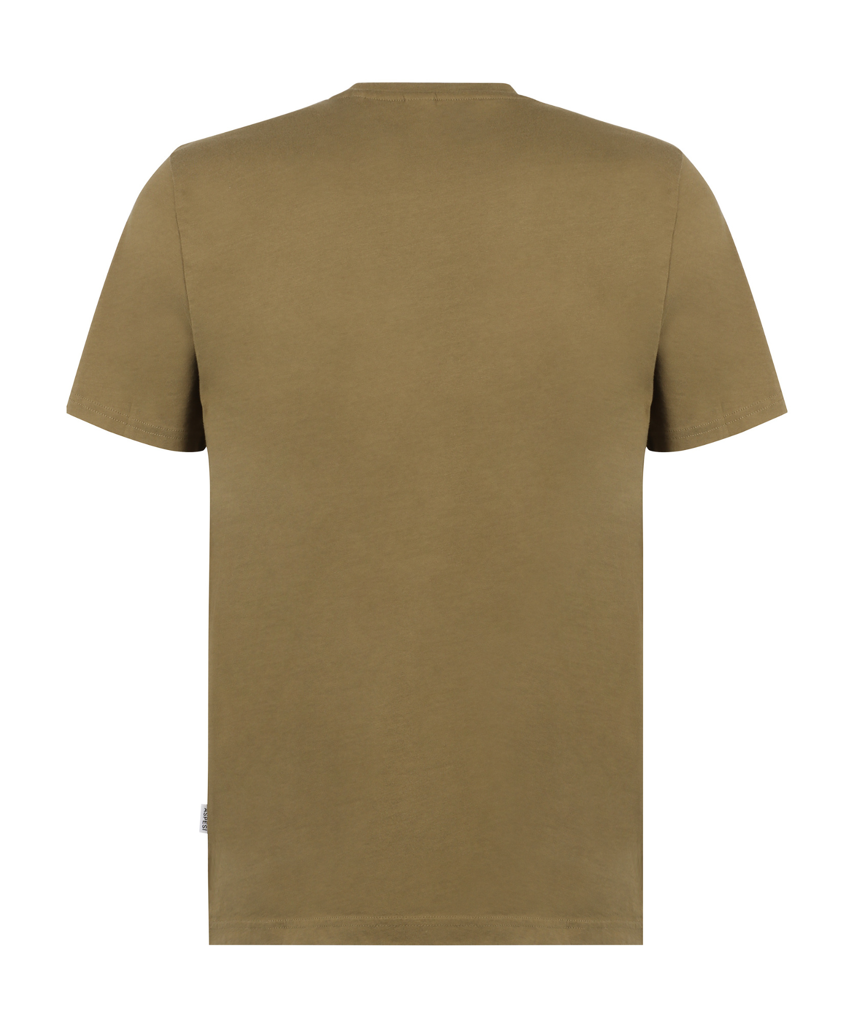 Shop Aspesi Cotton Crew Neck T-shirt In Green