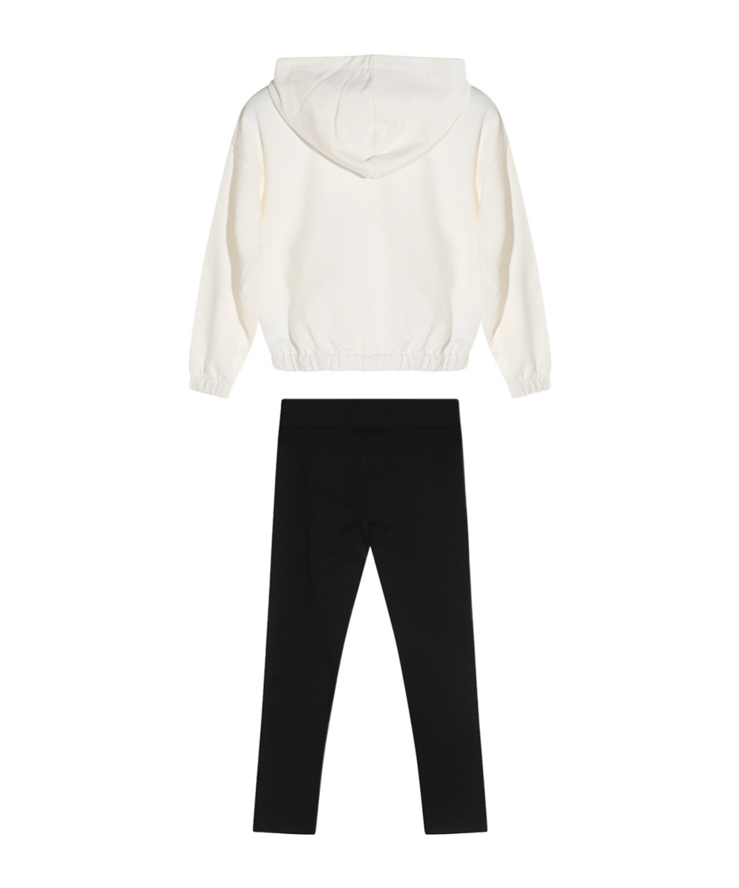 Moschino Hooded Sweatshirt And Trousers Two-pack In Neutral