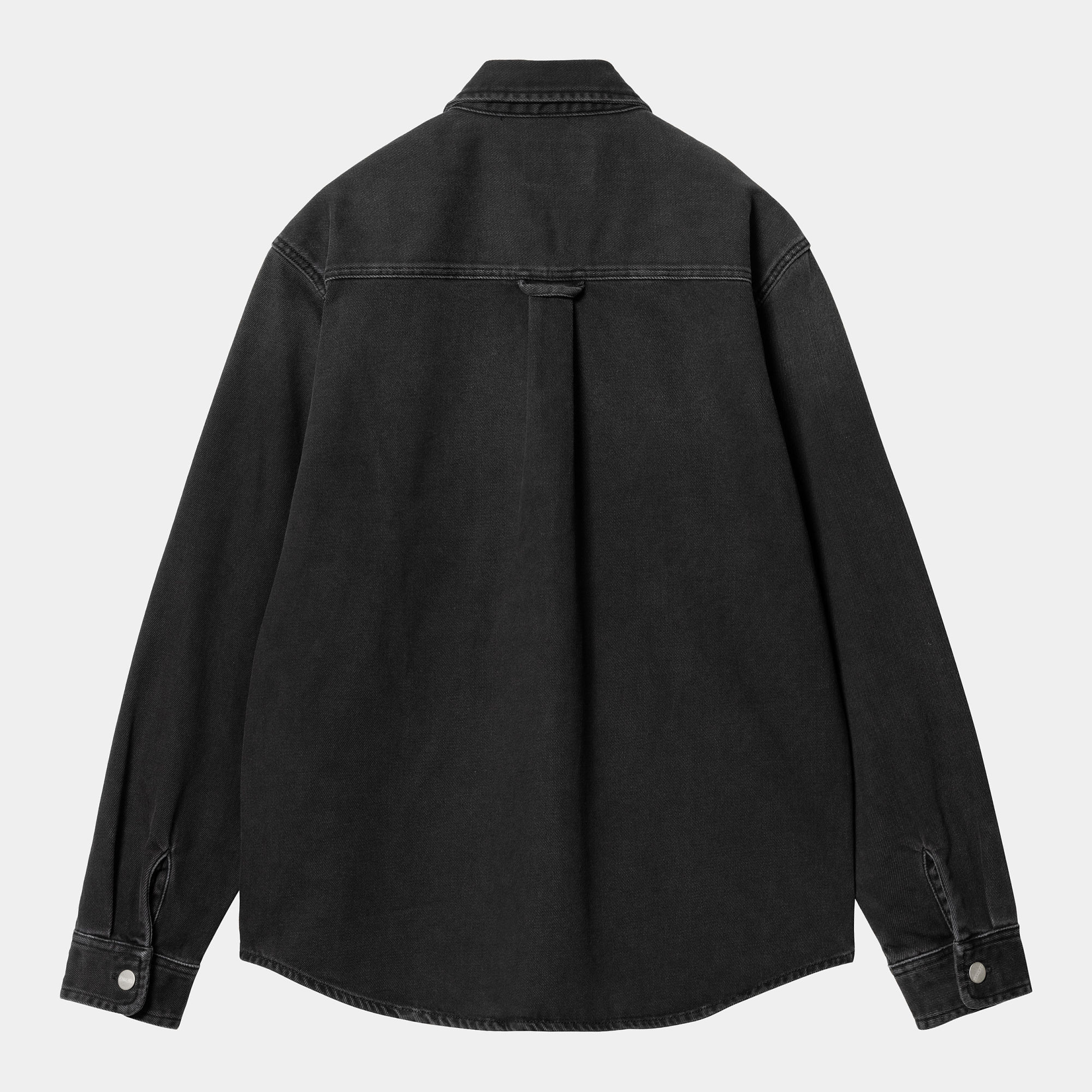 Carhartt Wip Classic Button-up Shirt Jacket In Black