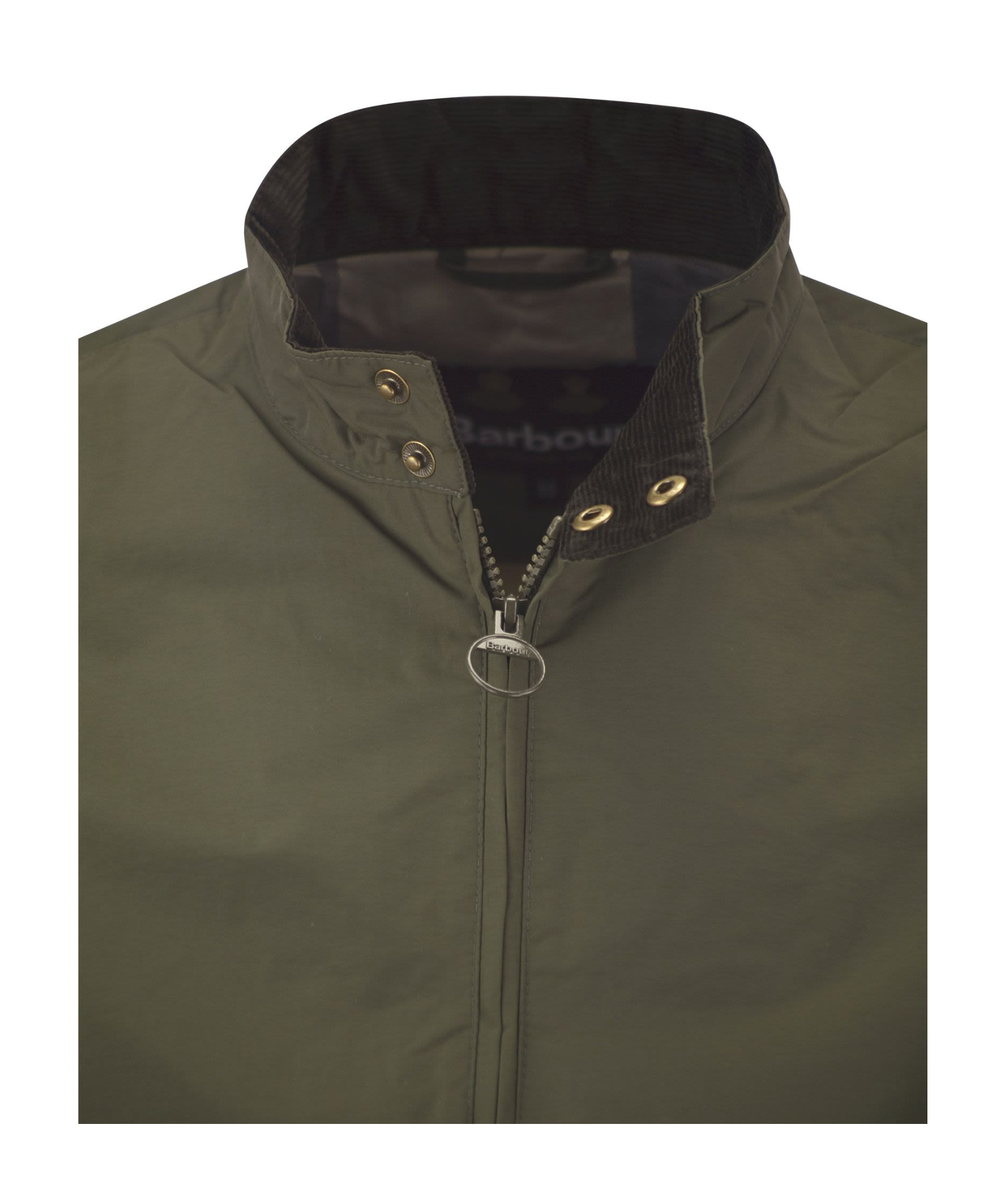 Shop Barbour Zipper Casual Jacket In Green