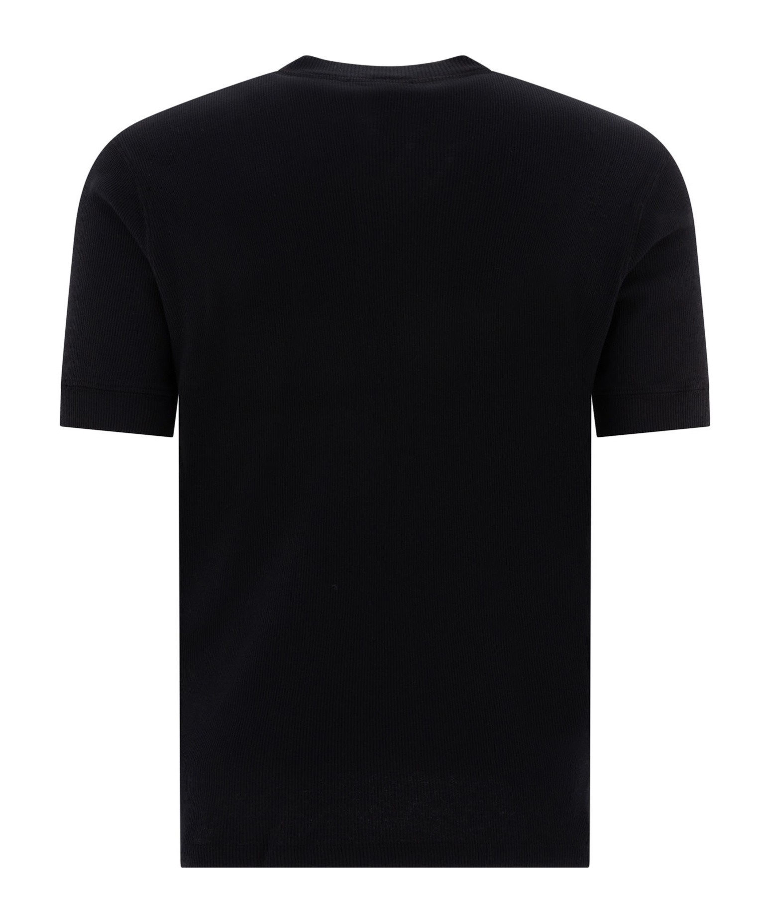 TOM FORD TOM FORD FINE-RIBBED LOGO EMBROIDERED T-SHIRT