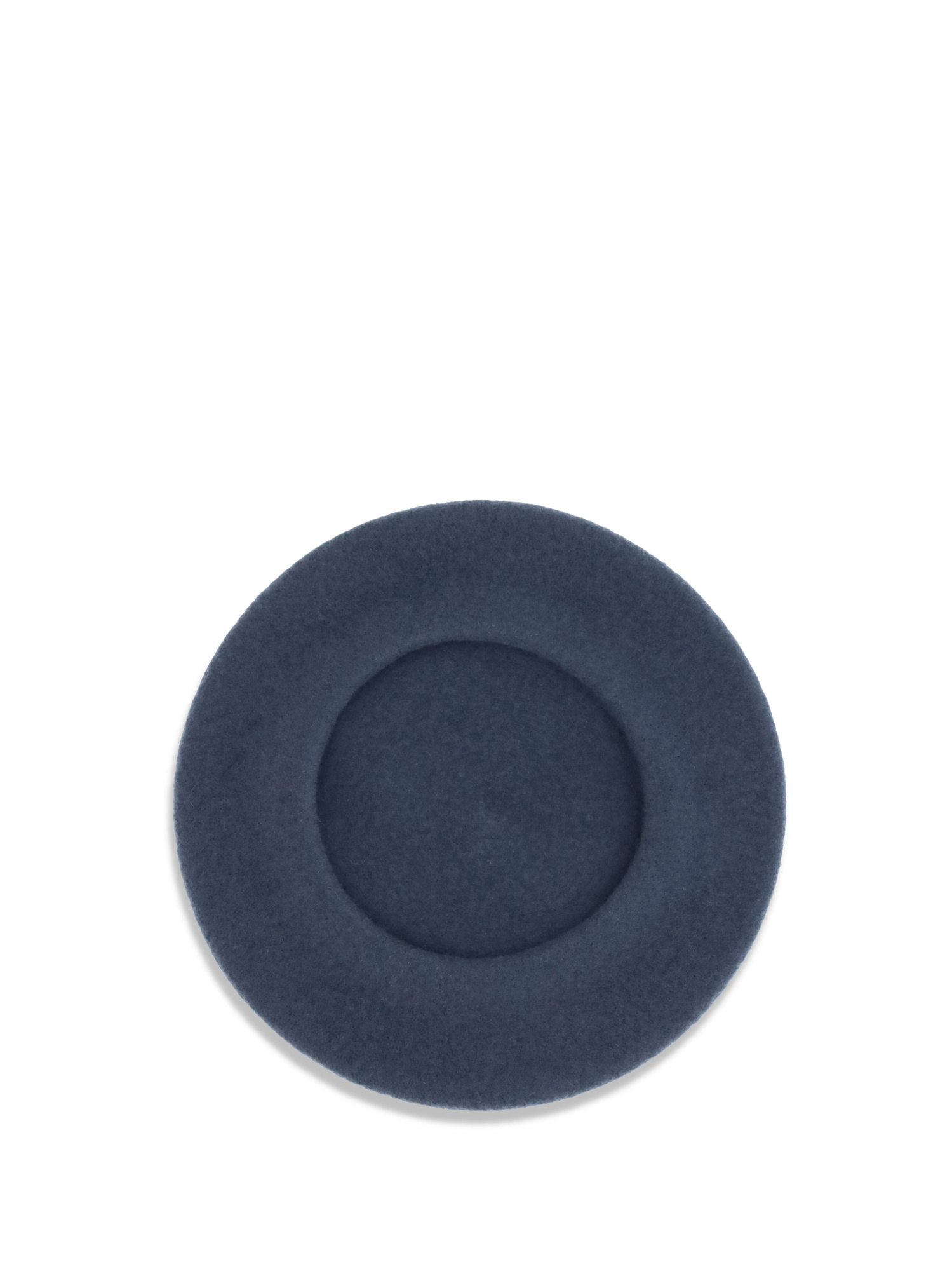 Brunello Cucinelli Women Wool Basque Hat With Precious Details In Blue