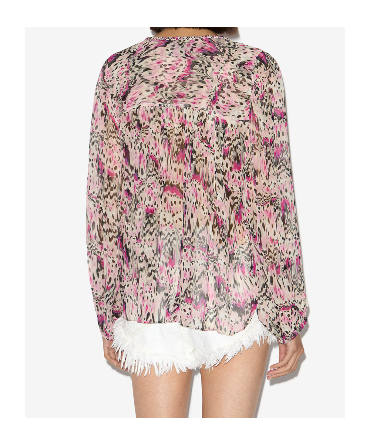 Isabel Marant Ametissa Blouse In Pink