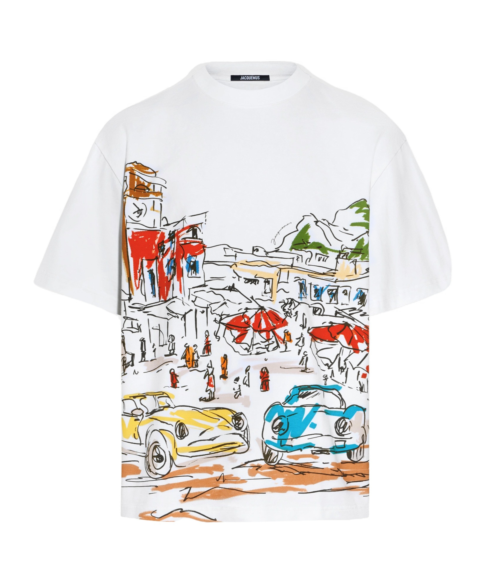 Jacquemus Largo Cotton T-shirt In White