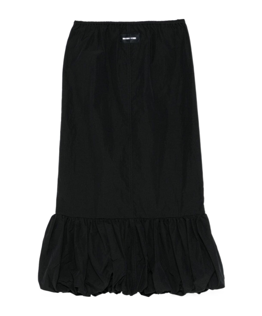 Marine Serre Elastic Waist Skirt In Black