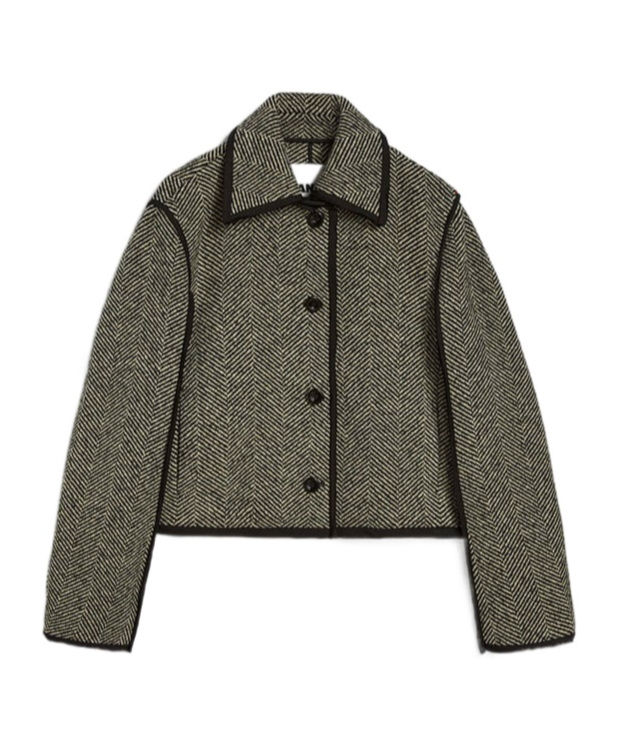 Jil Sander "72 W Trim" Jacket In Green