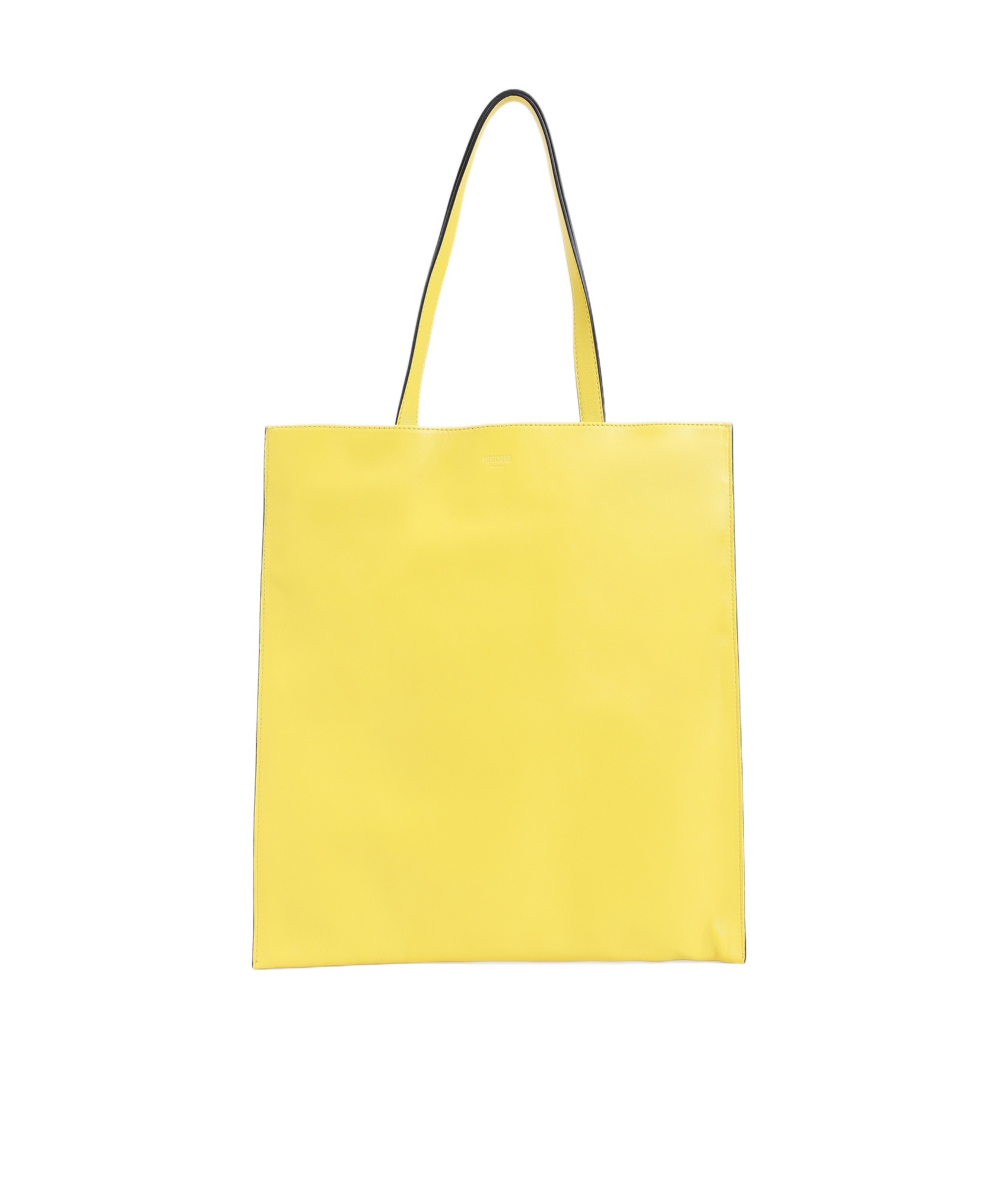 Moschino Smiley Face Logo Handbag In Yellow