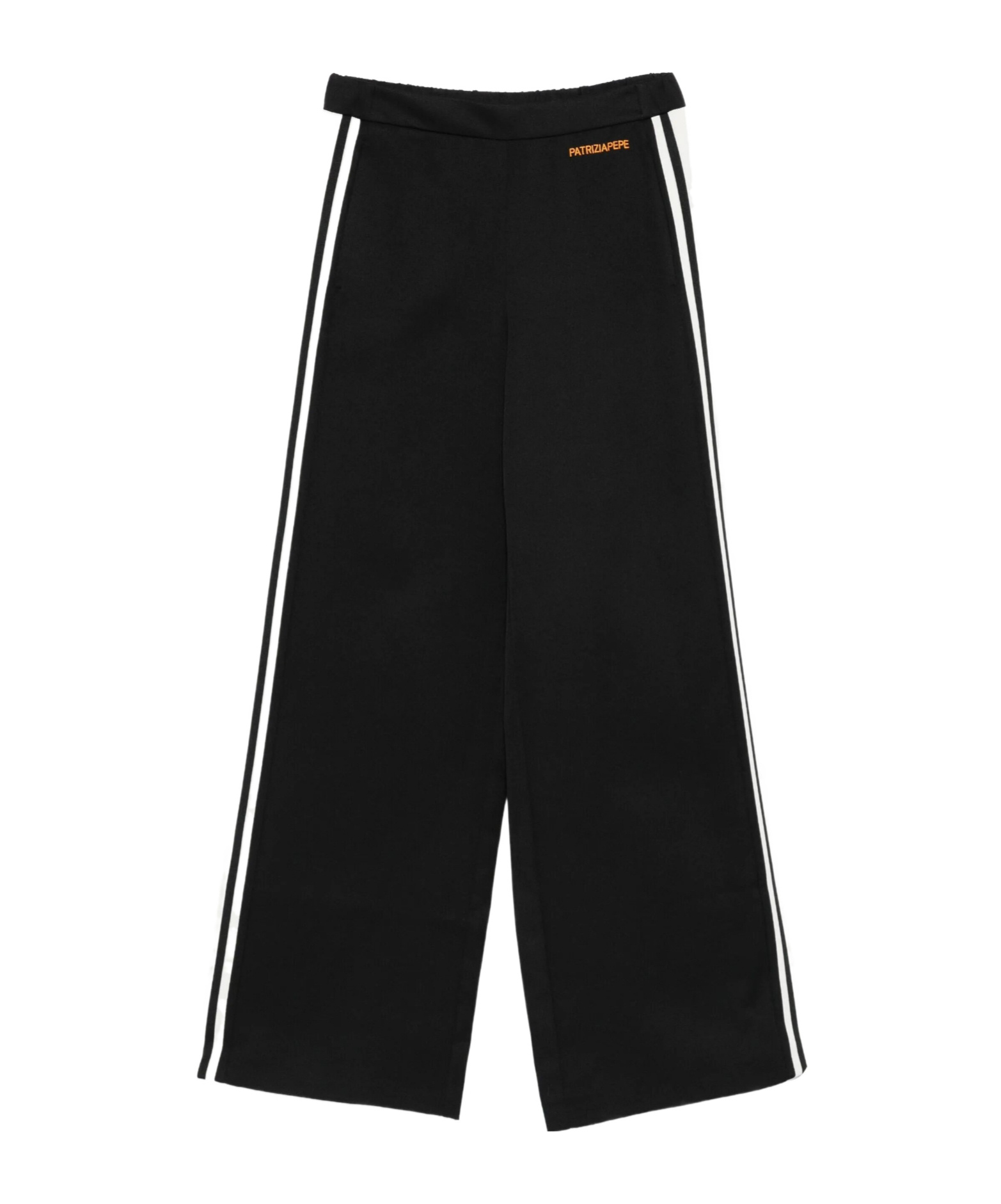Patrizia Pepe Logo Track Pants In Black