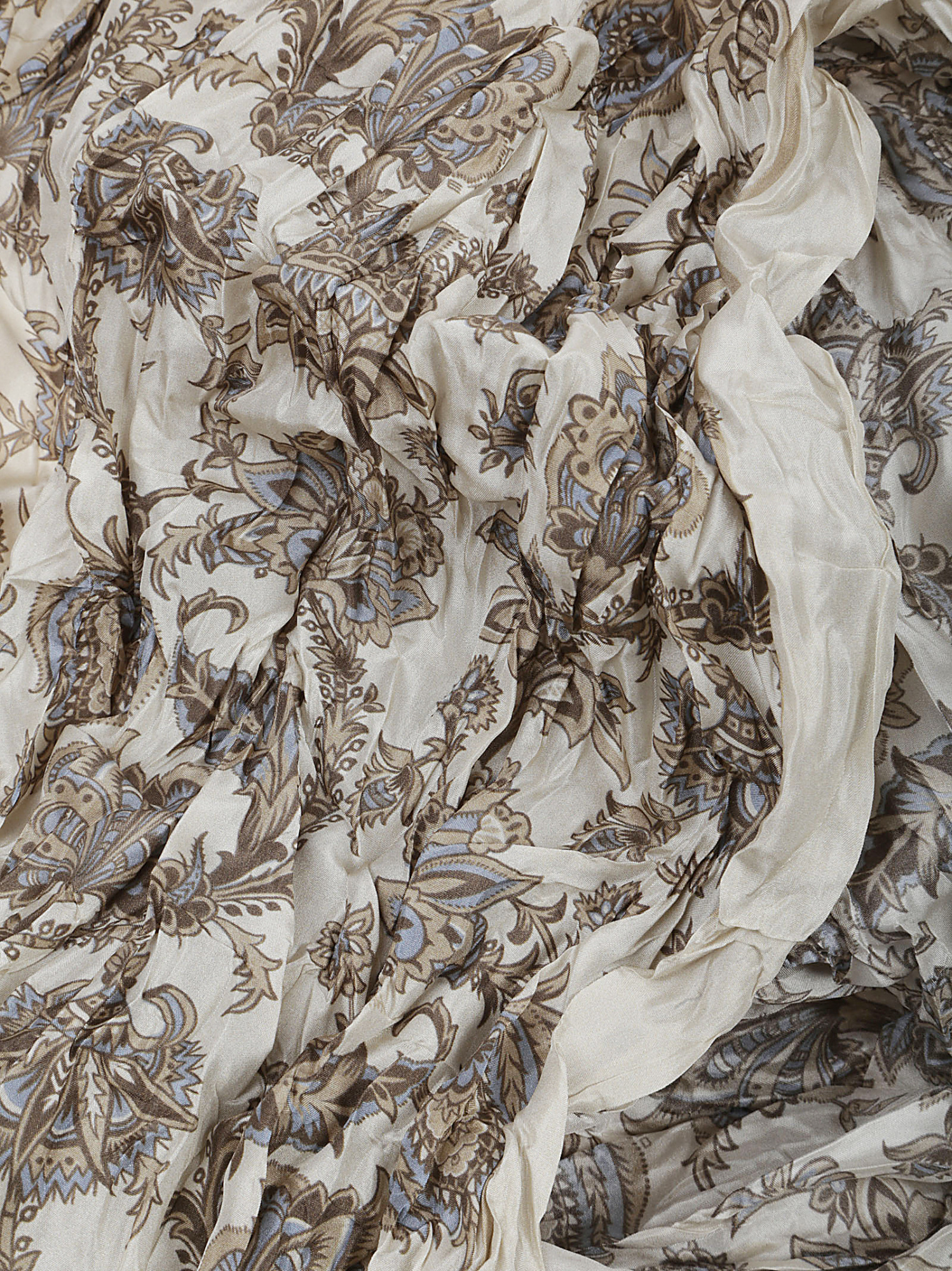 Etro Lightweight Fabric Scarf In Gray