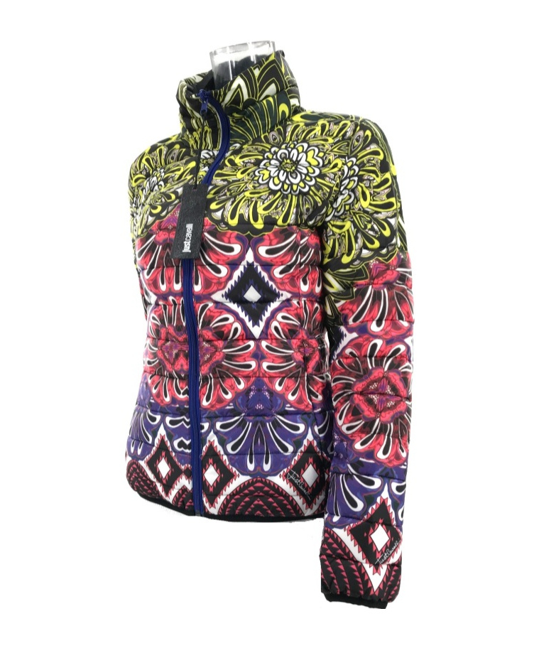 JUST CAVALLI PRINTED LONG-SLEEVED CASUAL JACKET