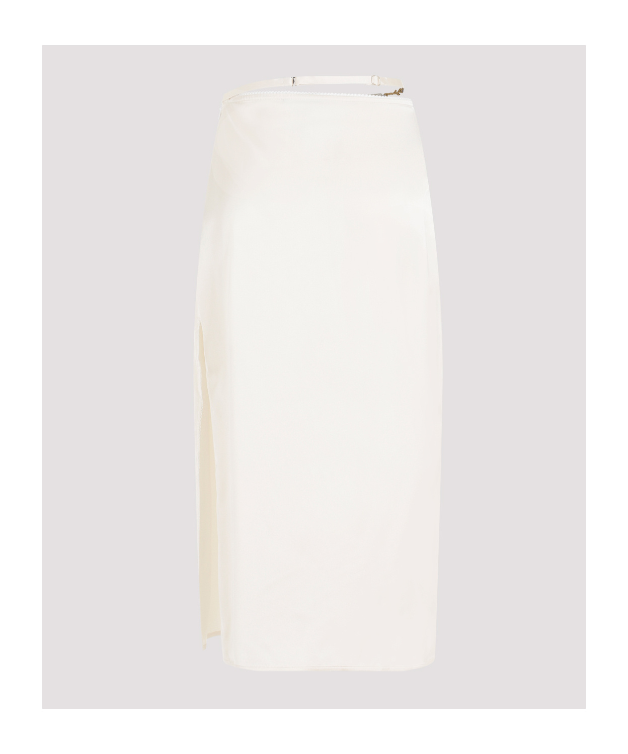 Jacquemus A-shaped Skirt In White