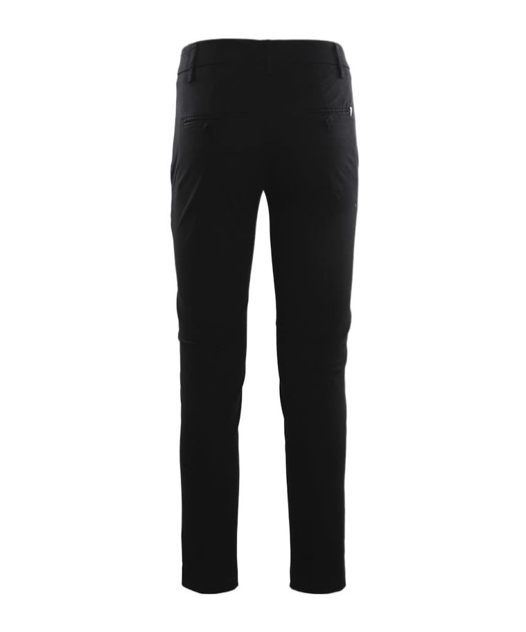 Dondup The Perfect High Waist Trousers In Black