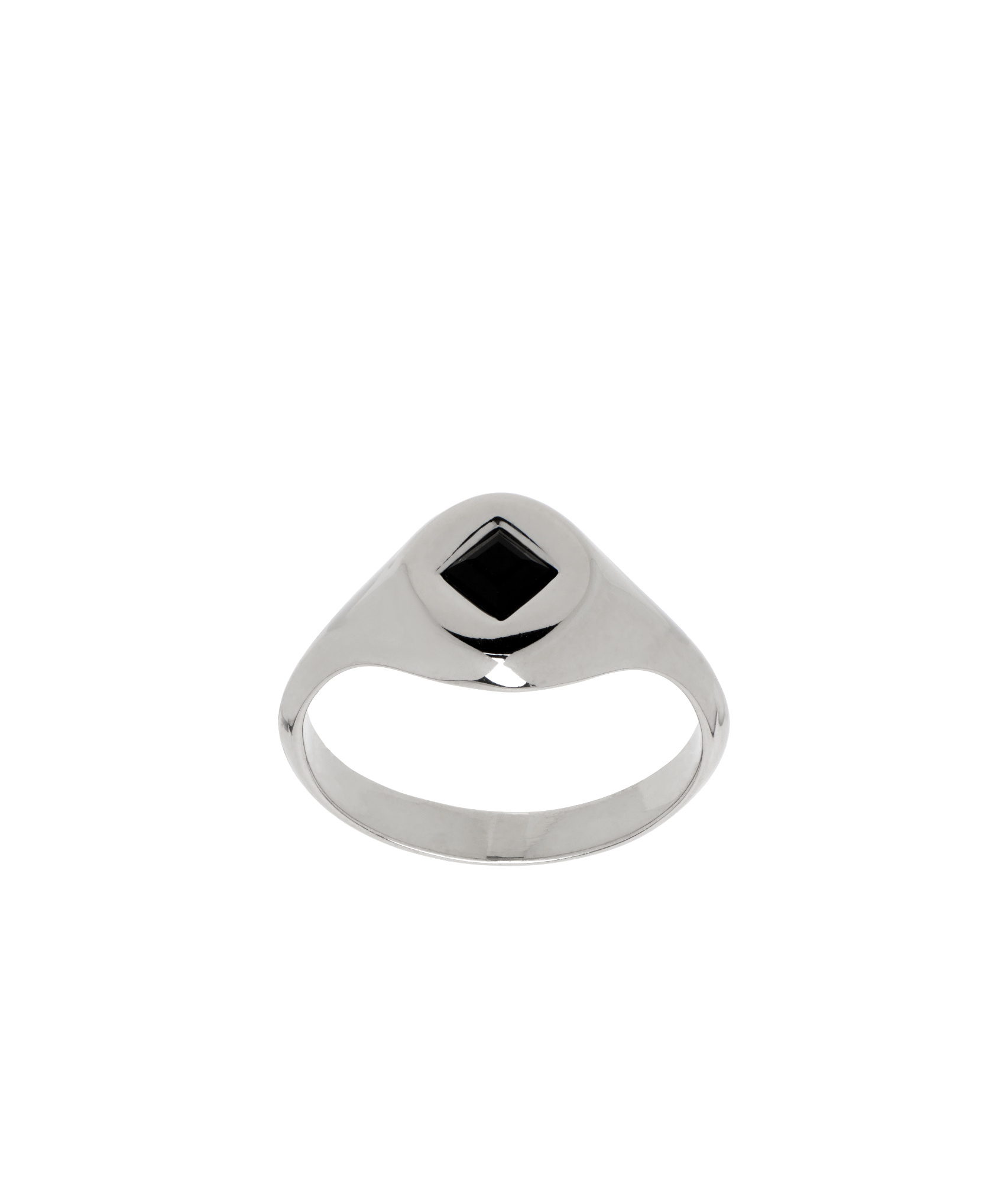 Lemaire Silver Thin Troubadour Ring In Gray