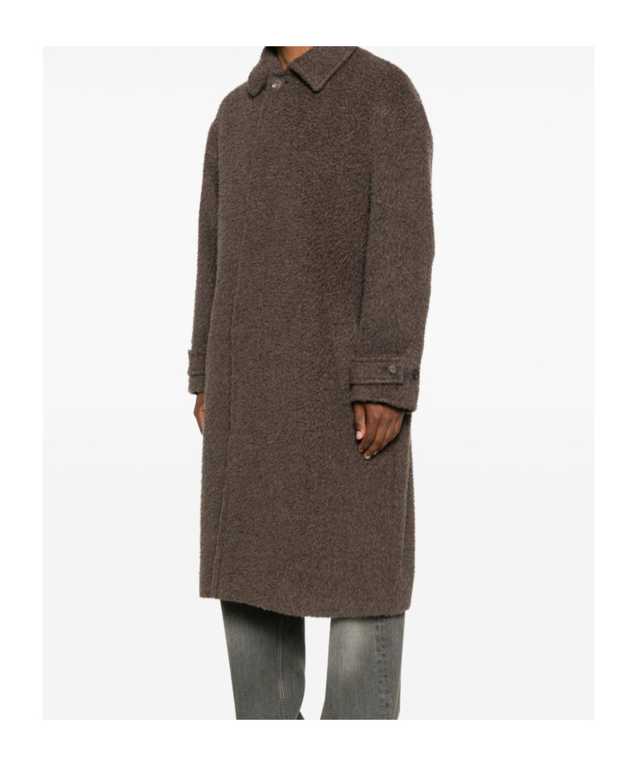 Golden Goose Buttoned Pocket Coat In Brown