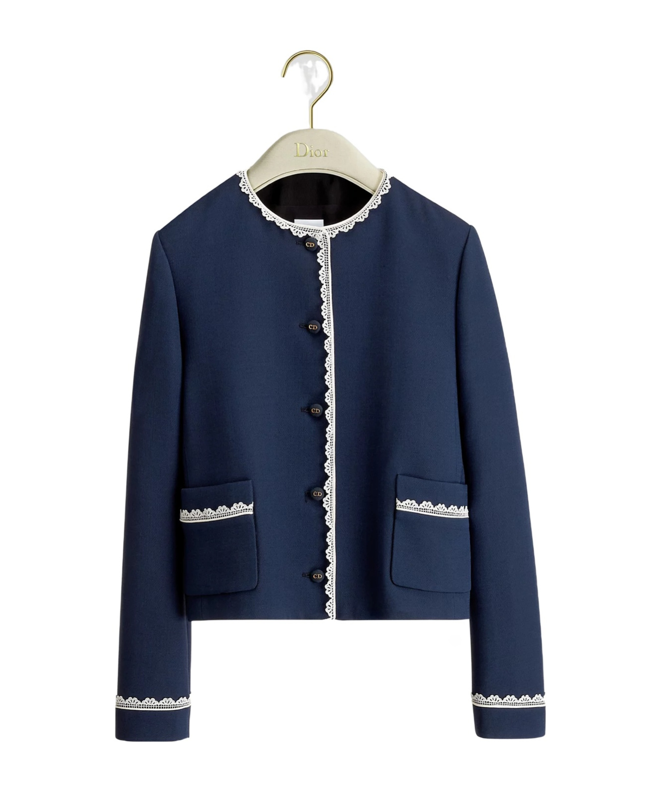 Dior Cropped Jacket In Blue