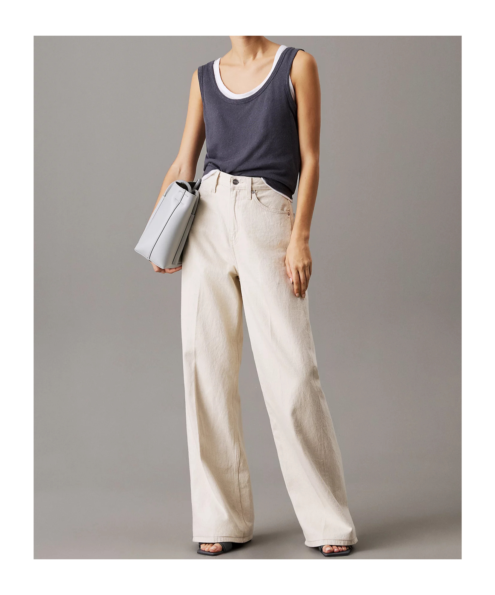 CALVIN KLEIN WIDE-LEG TROUSERS