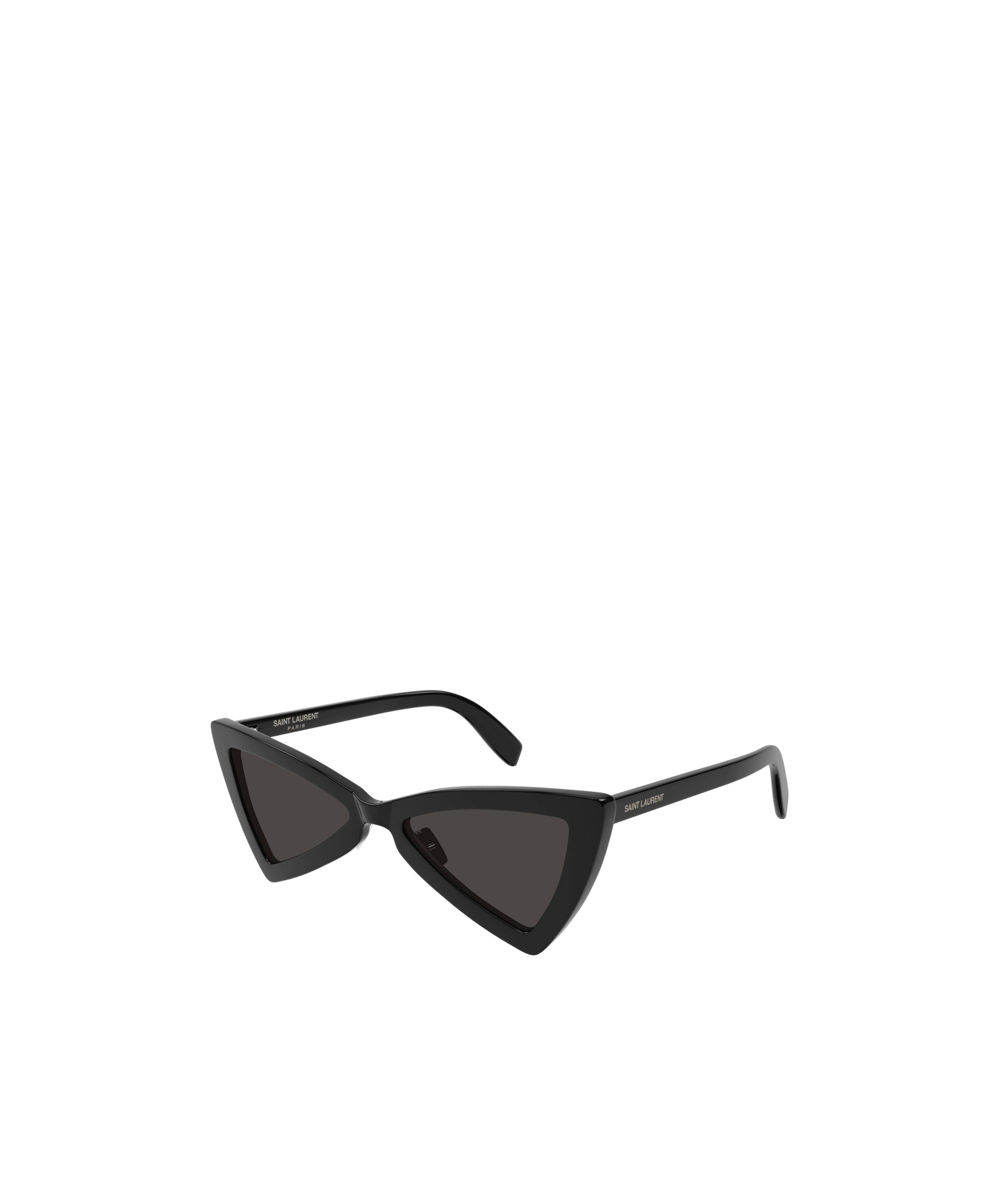 Saint Laurent Geometric-frame Sunglasses In Black