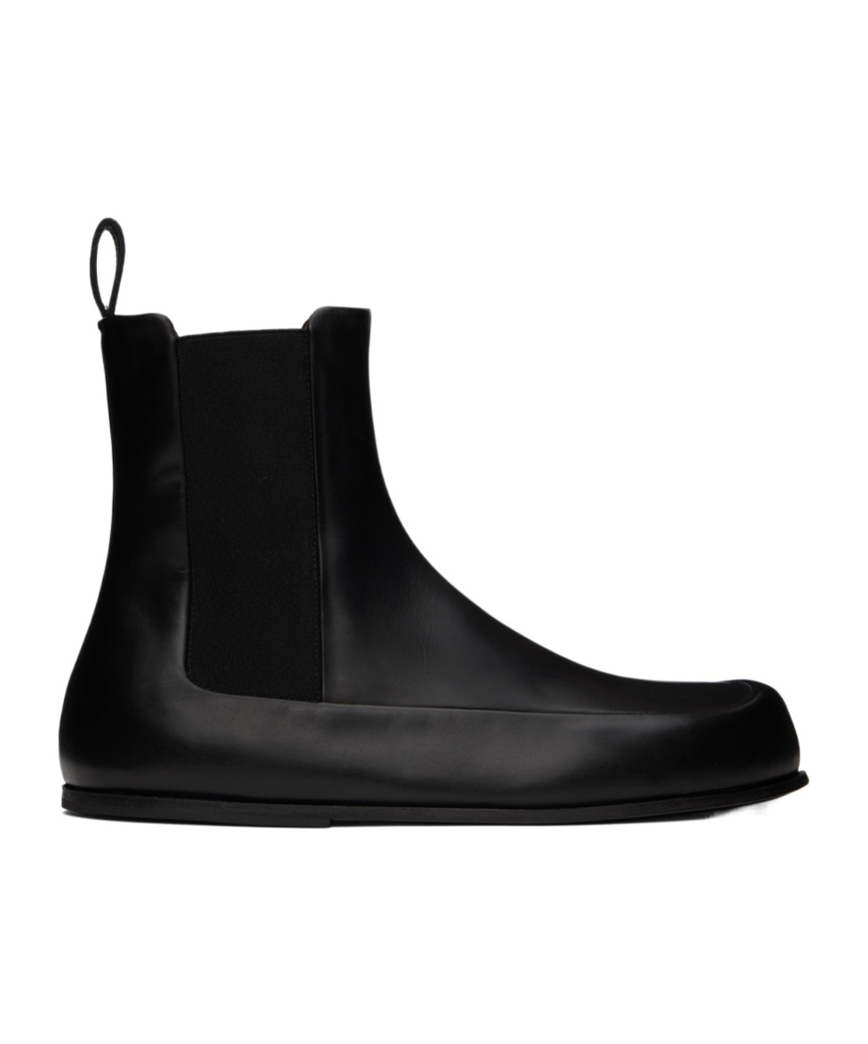 Marsèll Black Accomoda Beatle Chelsea Boots In Black