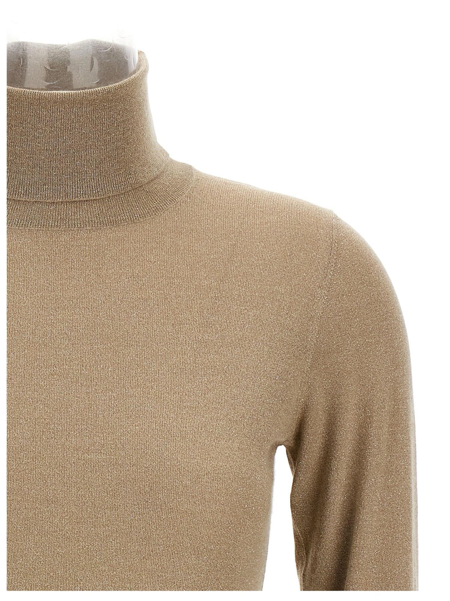 Brunello Cucinelli Sparkling Sweaters And Cardigans Gold