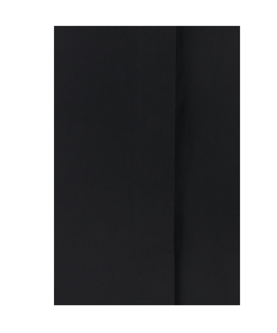 Max Mara Camicia Pagina In Popeline Stretch Nero Donna In Black