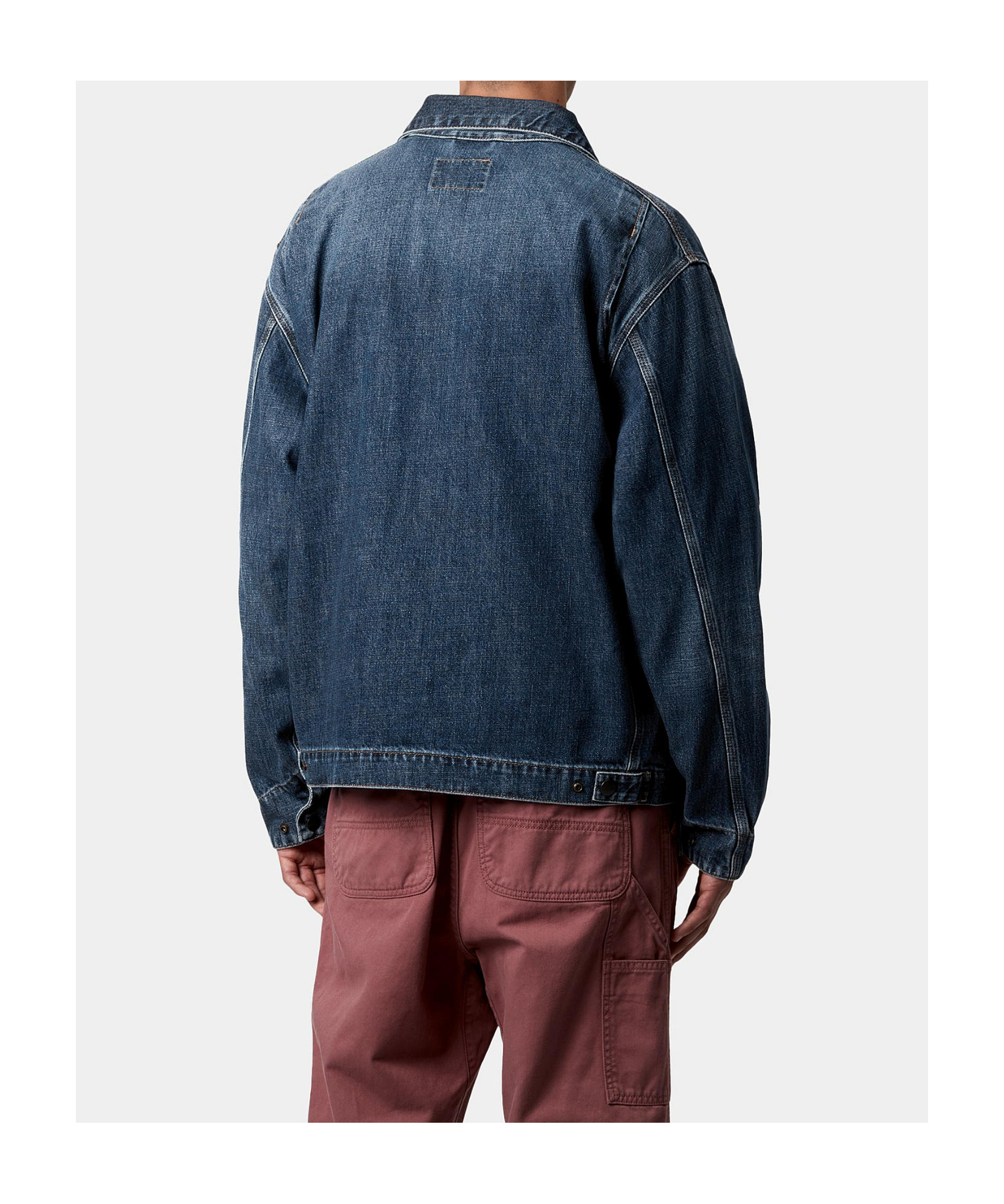 Carhartt Og Detroit Puffer Jackets Blue In Blue