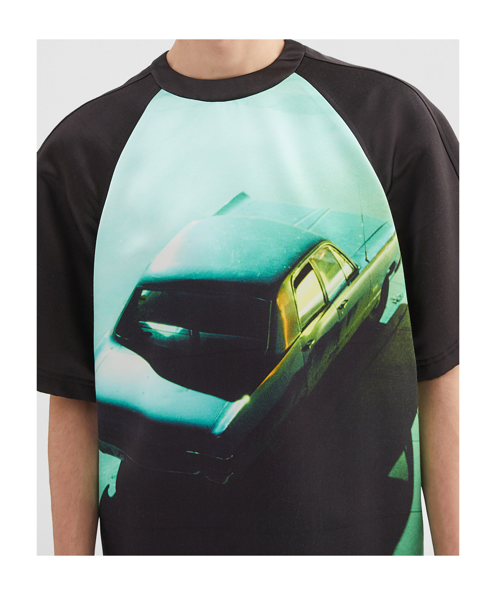 Jil Sander Satin Printed T-shirt