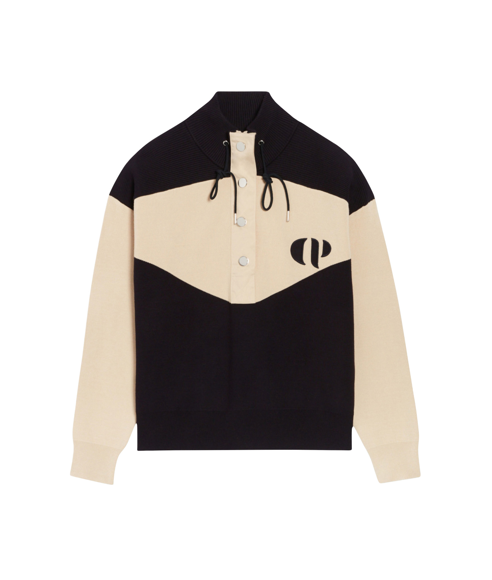 Claudie Pierlot Half-zip Long-sleeved Sweatshirt